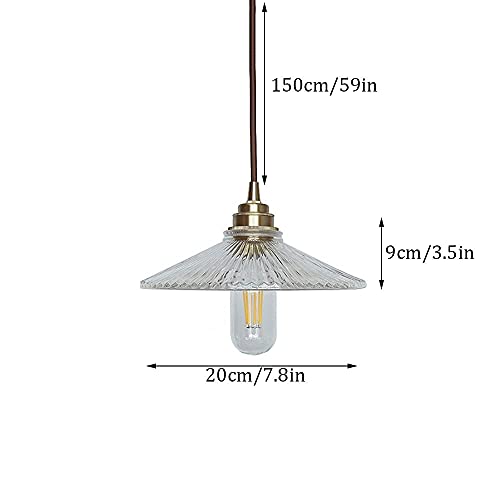 Lámpara colgante ajustable plisada que elimina la luz deslumbrante en cocinas y salones pequeños 8