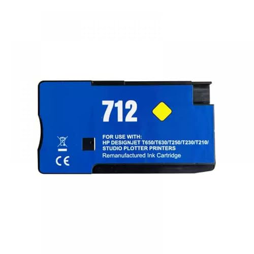Cartouche 712 XL jaune compatible DesignJet T650 T630 T250 T230 T210