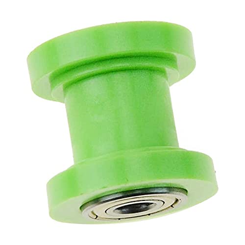 ANCLLO 8 mm Motorrad Kettenrolle Schieber Spanner Radführung Ersatz für ATV 4 Wheeler Quad Baja Doodlebug Dirt Pit Bike Grün