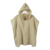 Vdaxvme Baby Badetuch mit Kapuze für Kleinkinder, Neugeborene, stark saugfähig, Bademantel, Baumwolldecke, Dusche, atmungsaktiv, Strand, Baby saugfähig