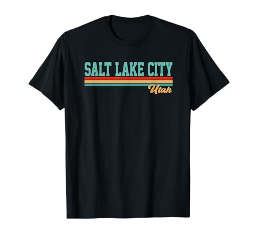 Retro Salt Lake City Utah T-Shirt