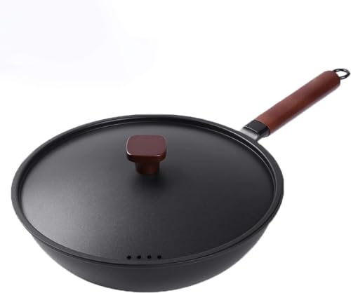 Wok tradicional de hierro 32 cm miniatura 1