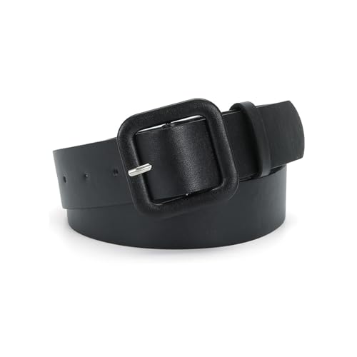 Women Wide Leather Belt for Dresses Coat Women Waist Belt 1.5" width2