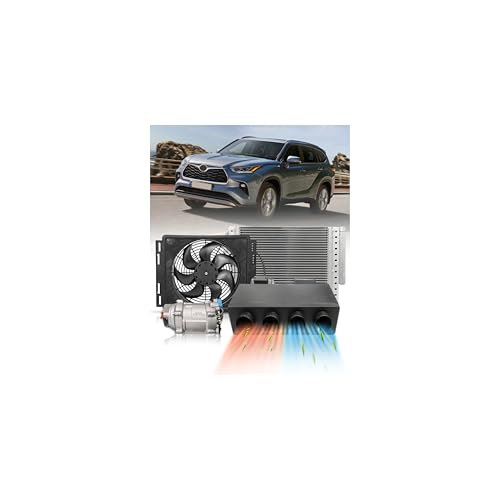 12V DC Under Dash Air Conditioner with Heat, 10000 BTU...