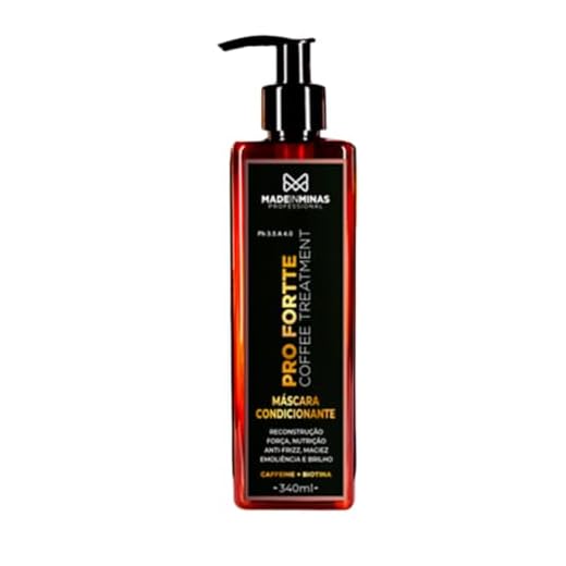 Pro Fortte Máscara Hidratante Capilar Antiqueda 340ml Multibenefícios Tratamento Intensivo Reconstrução Profunda Combate Queda Resgata Brilho