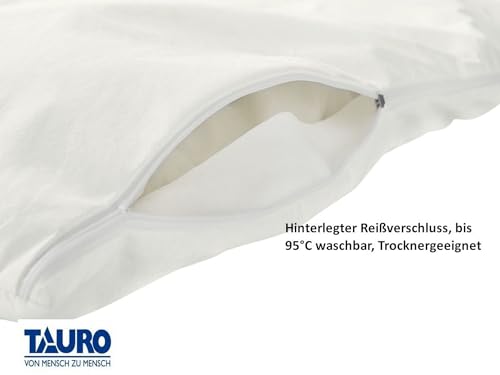 TAURO Allergiker Matratzenbezug Encasing 120x200 cm (Höhe 16 cm) | Anti-Milben Schutzbezug milbenkotdicht… – Ansicht 6