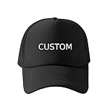 Hat Custom Design Your Own Add Your Picture Logo Text Custom Trucker Hat for Men Black Trucker Hat