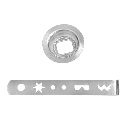 1 set di accessori per pasticceria in acciaio inox, accessori per biscotti con bordini, pasticceria, accessori per pasticceria, biscotti