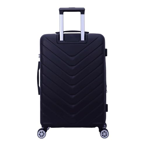 Mala de Viagem Médiaa de Despacho 23 kg Rígida ABS com 4 rodas duplas 360º e trava de segredo numéri