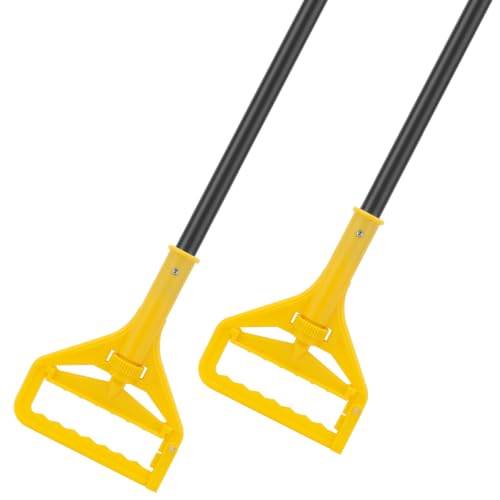 KeFanta 2 Pack Mop Handle Commercial Heavy Duty,60" Industrial Mop Stick