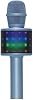 Micrófono de karaoke Bluetooth inalámbrico con altavoces integrados + grabación HD, micrófono de mano portátil | Azul 8