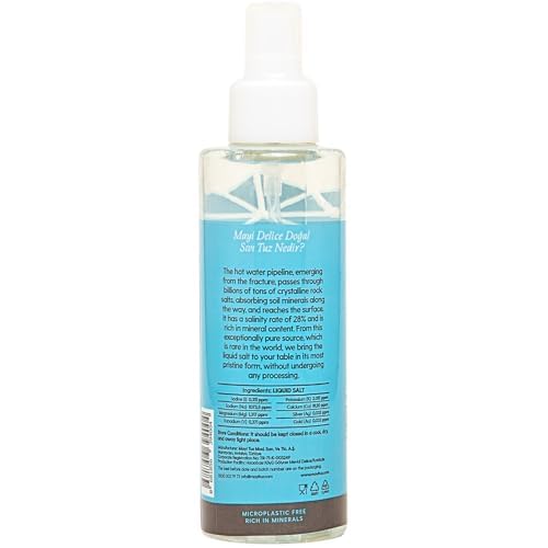 MAY Liquid Spring Salt Spray for Food - Kosher Microplastic-Free 84 Minerals for Electrolyte Balance Immune Support Rich — view 3