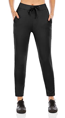 scicent Pantalones de deporte para mujer con funda para teléfono móvil 7/8, 34, 36, 38, 40, 42, 44, 46, 48, Negro , 38-40 Cover