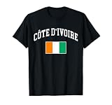 Côte D'Ivoire Ivorian Flag Retro Vintage Classic Graphic T-Shirt