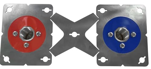 RAM CHEVILLES ET FIXATIONS RAM17414 Wasserhahn-Set, Kupfer, 14 A, Schweißen, nicht achteckig, grau