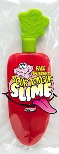 Amazon.com : Face Twisters Sour Tongue Slime Candy, Cherry and
