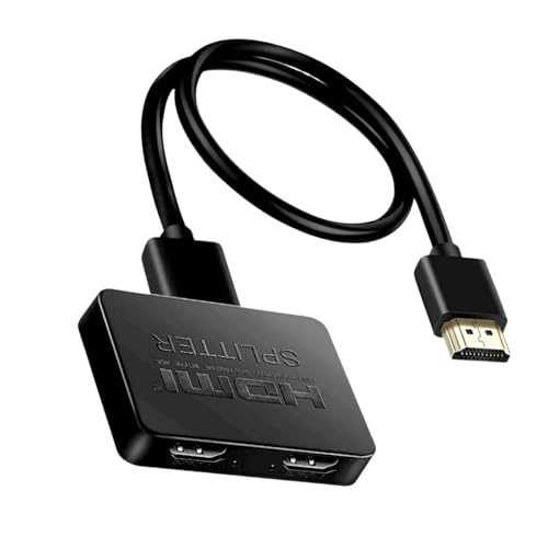 Concentrador HDMI con salida dual simultánea en resolución 4K a 30Hz estable