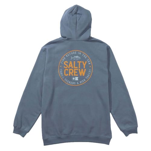 Salty Crew Legendary Zip Fleece Hoody - Slate2