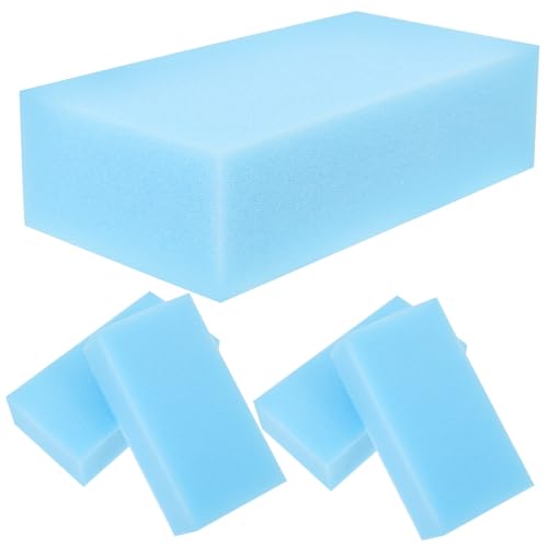 DEARMAMY 5 Piezas Esponja Limpieza Eliminación Desenredador Cabello Húmedo Cepillo De Pelo Suavizado Depuración Azul