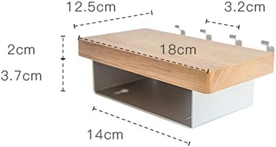 Punch-Free Key Storage Hang The Wall Hanging Entrance Key Hook Rack at The Entrance of The Living Room (Color : A Size : 18 * 12.5cm)