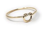 Solid 14k Gold Stacking Knot Ring
