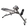 Stamina Ab Hyperextension Bench Pro - Adjustable and Foldable Roman Chair with Smart Workout App for Home Workout - Up to 250 lbs Weight Capacity