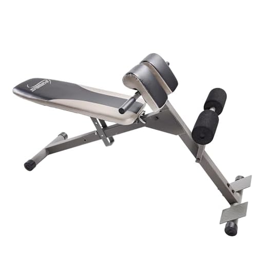 Stamina Ab Hyperextension Bench Pro - Adjustable and Foldable Roman Chair with Smart Workout App for Home Workout - Up to 250 lbs Weight Capacity