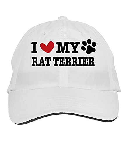 Gorra Makoroni I Love My Rat Terrier miniatura 1