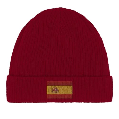 Bonnet en coton drapeau de l'Espagne couvre-chef espagnol jaune rouge