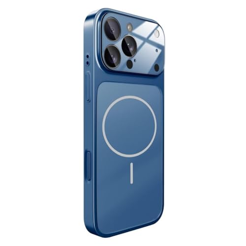 Coque iPhone 17 Pro anti-chute mince en verre dépoli et protection caméra