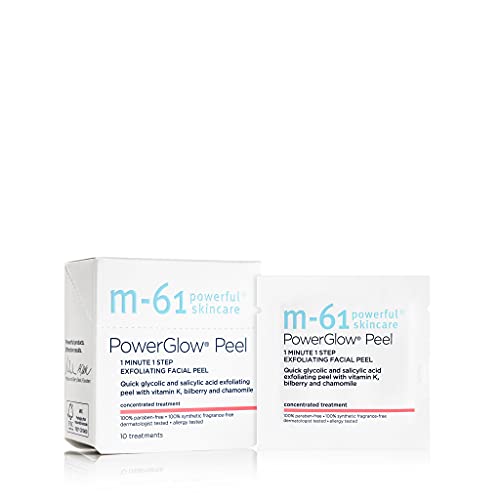 M-61 PowerGlow Peel Extra Strength 20% | Professional Strength Exfoliating Facial Peel With Advanced 20% Glycolic Acid