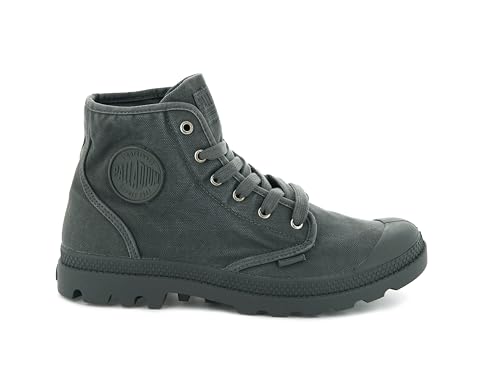 Image of Palladium Pampa Hi Men's Outdoor Boots | Hiking, Trekking & Riding Ankle Boots | Stonewashed Canvas, All-Season, Quick-Dry