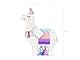 PartyDeco Piñata 41x49,5x10cm Lama - Party Dekoration zum Befüllen - Pinata - Llama Weiß