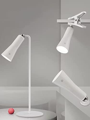【2023最新式】充電式3段階調光　360°回転可能　LEDデスクライト タッチセンサー調光　電気スタンド 卓上ライト スタンドライト 目に優しい 省エネ 目に優しいスタンドライト　読書　タッチ式　多角度調整 読書灯　懐中電灯　リビング 仕事部屋 読書 勉強 仕事 寝室などに最適 [2]