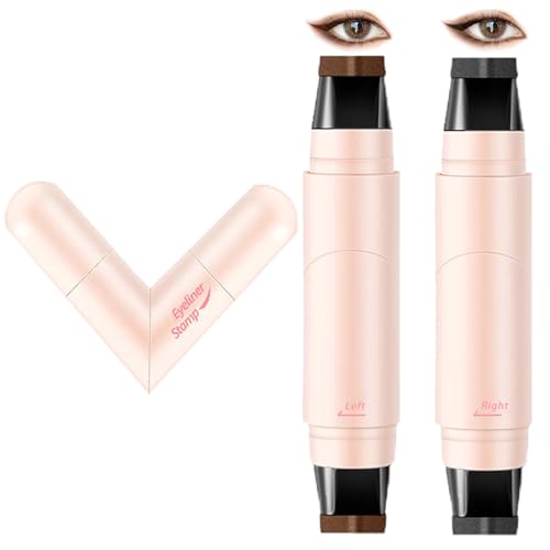 KTouler 2 Pack Wing Eyeliner Stamp,Cat Eye Eyeliner Stencil Set,Waterpoof Smudge Proof Natural...
