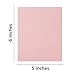 50 Pack Blank Cards Folded Cardstock Thank You Blank Greeting Cards for Invitations, Wedding, Greeting Cards, All Occasion DIY (Pink, 3x5)