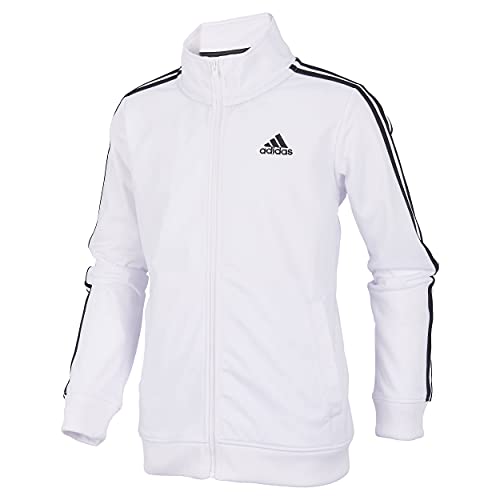 adidas Boy's Big Kid Split Tricot Jacket Warm Up Jacket