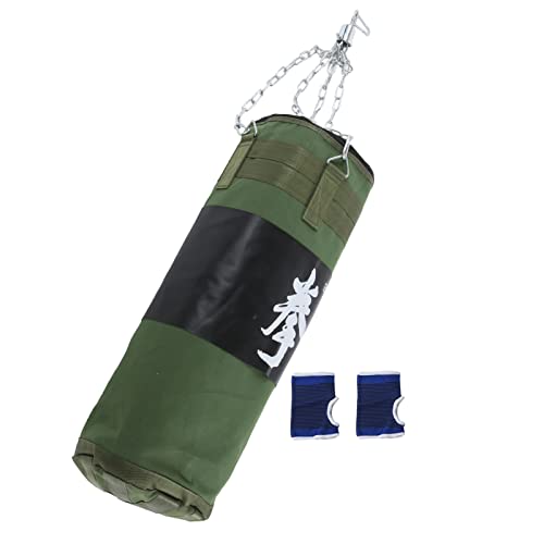 Sac d'entraînement de boxe vert 80 cm avec suspension renforcée - 4