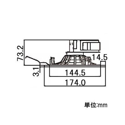 Amazon.co.jp: LEDダウンライト 断熱施工用 LED一体形タイプ 高気密SB