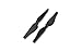 Ryze DJI Tello Part 2 Propellers Lightweight and durable, Easy to mount and detach Quick-Release Propellers, Black 2 Pairs