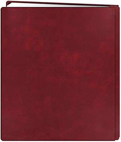 Pioneer Photo Albums 20-Page Family Treasures Deluxe Burgundy Bonded Leather Cover Scrapbook for 8.5 x 11-Inch Pages image 5
