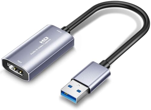 Image of MICROWARE HD Video Live Recording Capture Card to USB /M Audio and Video Capture Card USB 3.0 HD Video Capture Card (Z29)