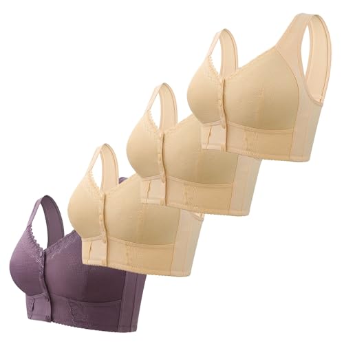 Soutien-gorge sans fil femme couverture complète et bretelles larges confort