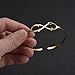 JINMA Personalized Infinity Name Bracelet – Custom Engraved Bangle with 1-6 Names, Adjustable Open Cuff Bracelet for Women, Gold/Silver/Rose Gold Jewelry