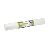 Duck Non-Adhesive Shelf Liner Solid Grip EasyLiner, 20-inch x 6 Feet, White