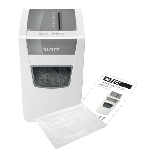 Leitz IQ Paper Shredder, Cross Cut, 10 Sheet, 6 Gallon Bin, P4 Security, Slim, Anti-Jam, Home Office (170004) の商品画像 6