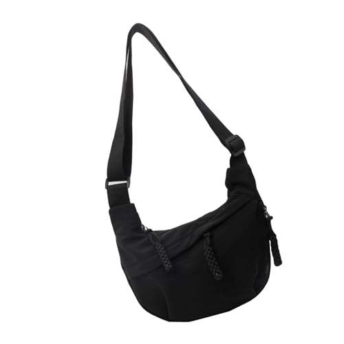 Women Dumplings Bag Large Capacity Shoulder Bag Solid Color Messengers Bag Casual Crossbody Bag for College Everyday