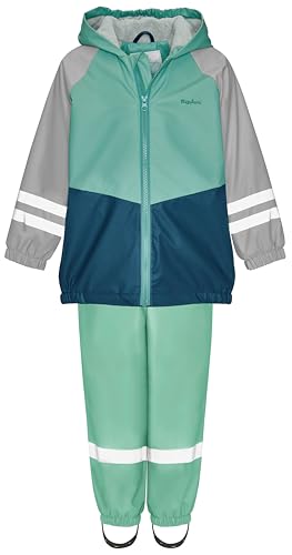 Playshoes Zweiteiliger Regenanzug Fleece-Futter, Gefütterter Matschanzug – Ansicht 3