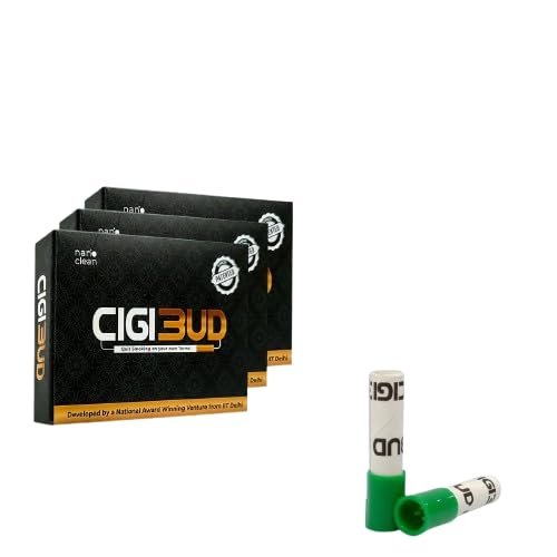 Filters|Nanoclean Technology Anti Smoking Filters To Quit Smoking|Multi-Filtering Helps To Reduce Tar And Smoke And Also Helps To Quit Smoking - Green (Pack of 90 Filters)