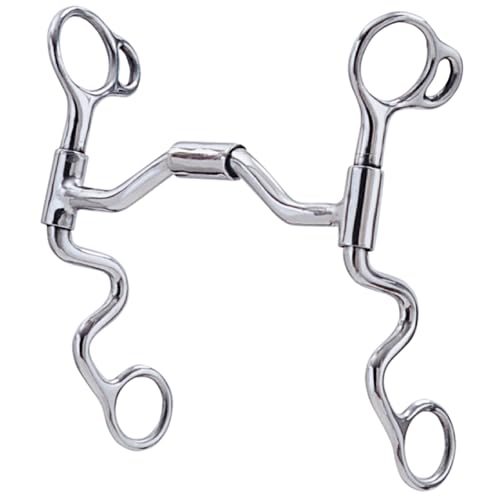 Weaver Equine All Purpose Swivel Port Bit, 5" Jointed Roller Mouth by Weaver Leather - Used condition - US$66.72